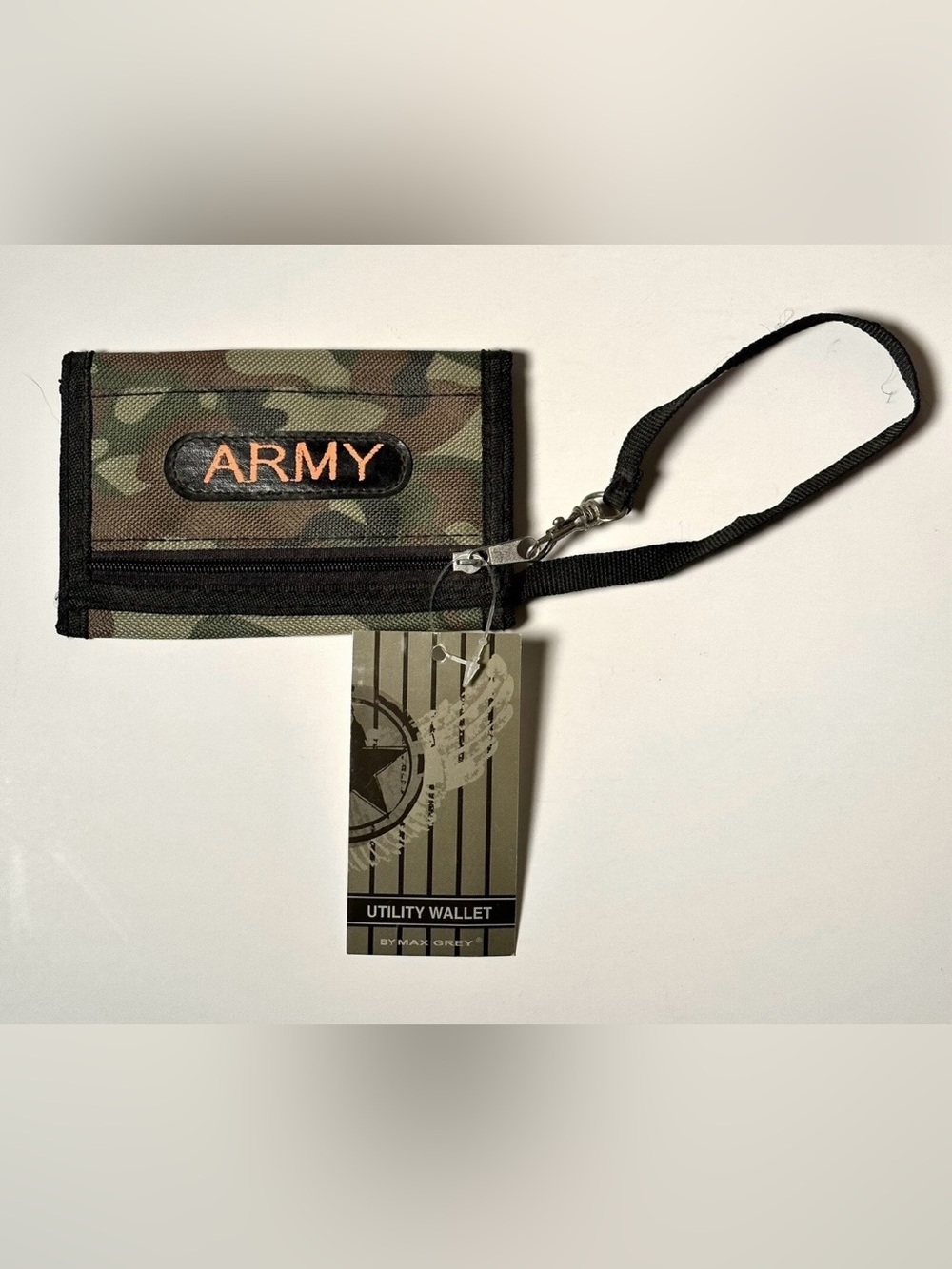 U.S. Army Camouflage Utility Card Holder Wristlet - Green Camo